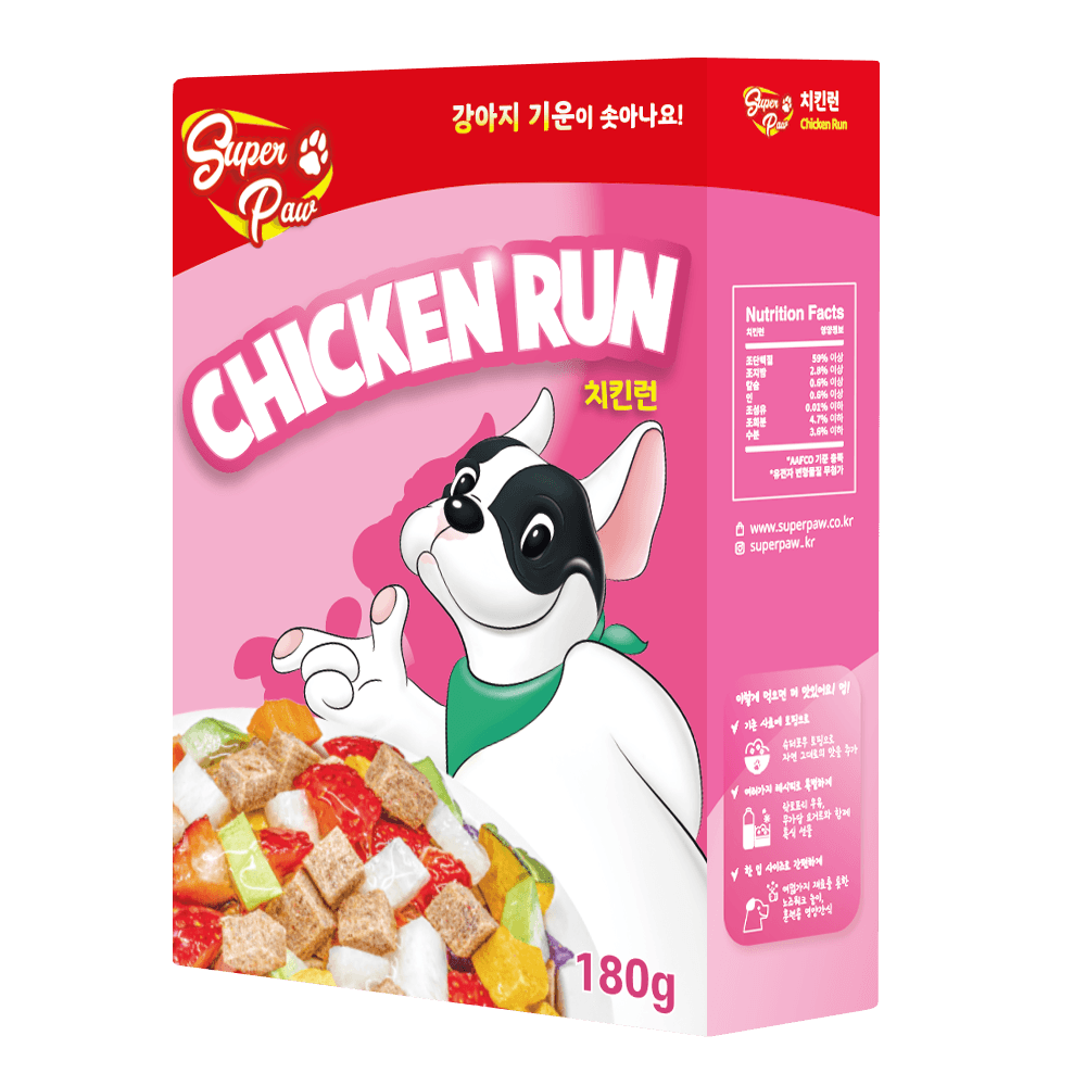 슈퍼포우 동결건조사료 치킨런 180g 제품 이미지