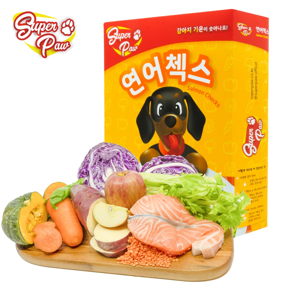 슈퍼포우 동결건조사료 연어첵스 180g 제품 이미지