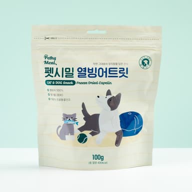 펫시밀 열빙어트릿 100g