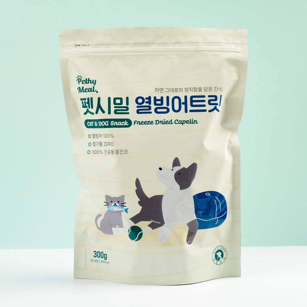 펫시밀 열빙어트릿 300g 제품 이미지