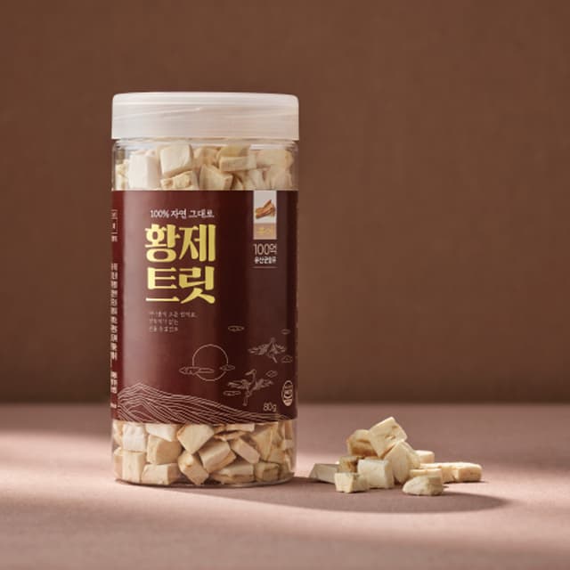 황제트릿 동결건조 유산균 간식 북어 80g