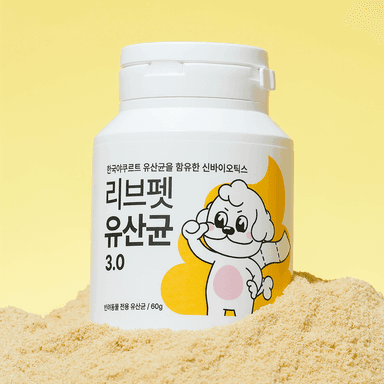 리브펫 유산균 3.0 강아지 고양이 유산균 통 60g