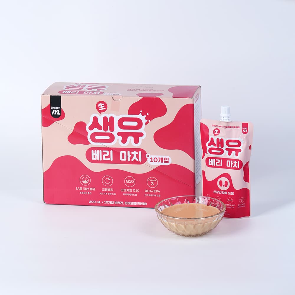 마이베프 강아지 고양이 펫밀크 생유베리마치 200ml 10팩 제품 이미지